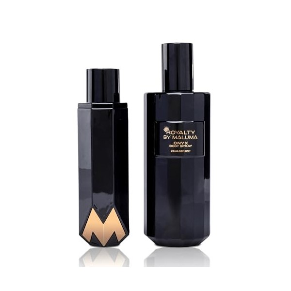 Onyx by Royalty By Maluma for Men - 2 Pc Gift Set 2.5oz EDP Spray, 8oz Body Spray