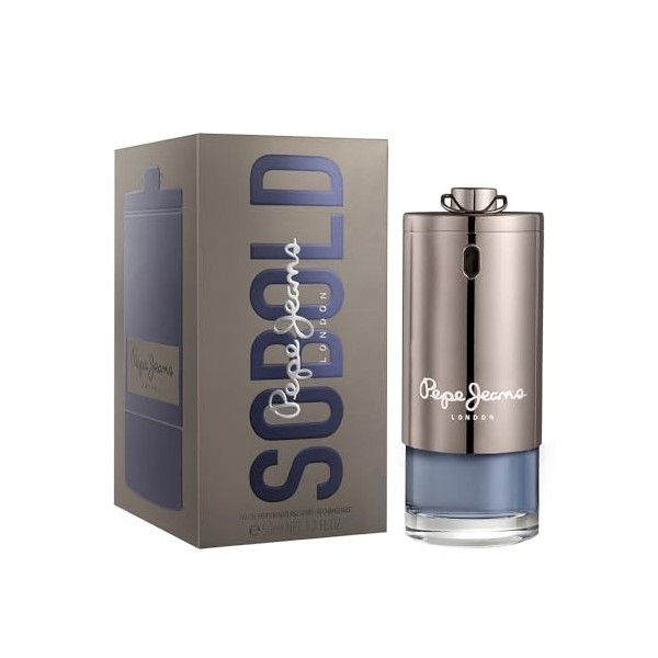 Pepe Jeans SoBold For Him Parfum Homme Eau de Parfum 50ml Parfum Boisé et Aromatique Cadeau Vaporisateur