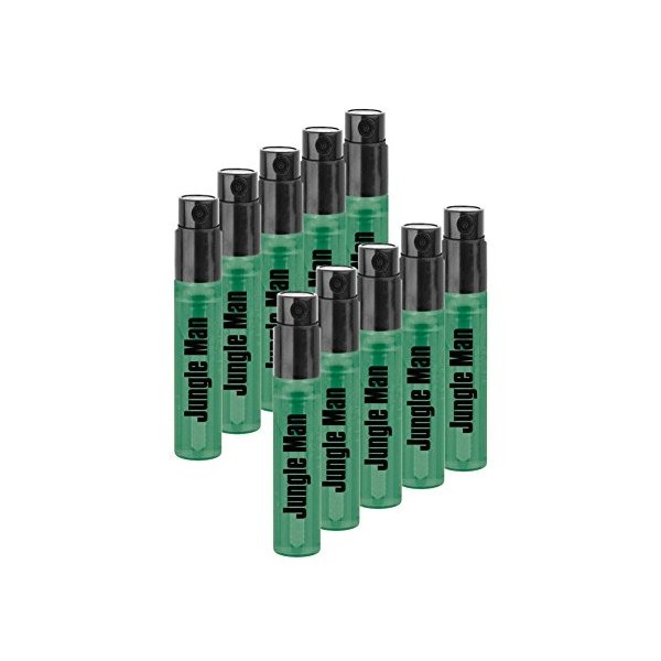 LR Jungle Man Lot de 10 mini vaporisateurs deau de parfum