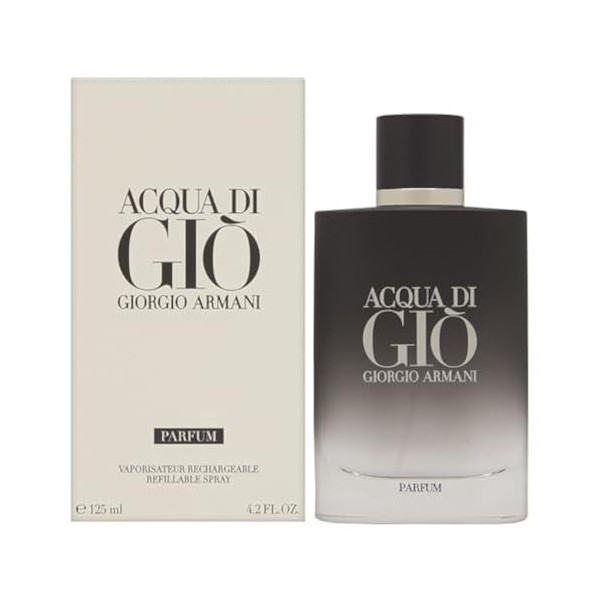 Acqua Di Gio by Giorgio Armani for Men - 4.2 oz Parfum Spray Refillable 