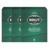 Brut Lot de 3 flacons deau de toilette en vaporisateur pour homme 100 ml