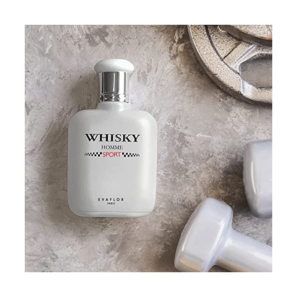 WHISKY Sport • Eau de Toilette 100 ml • Vaporisateur • Parfum Homme • EVAFLORPARIS