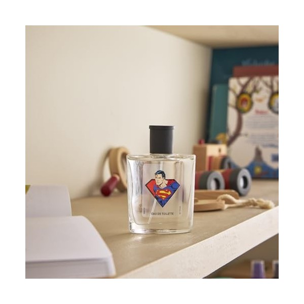 Corine de Farme - Eau de Toilette Superman - Parfum pour Enfant - Formulation Clean Beauty, Fabriquée en France - Senteur Fru