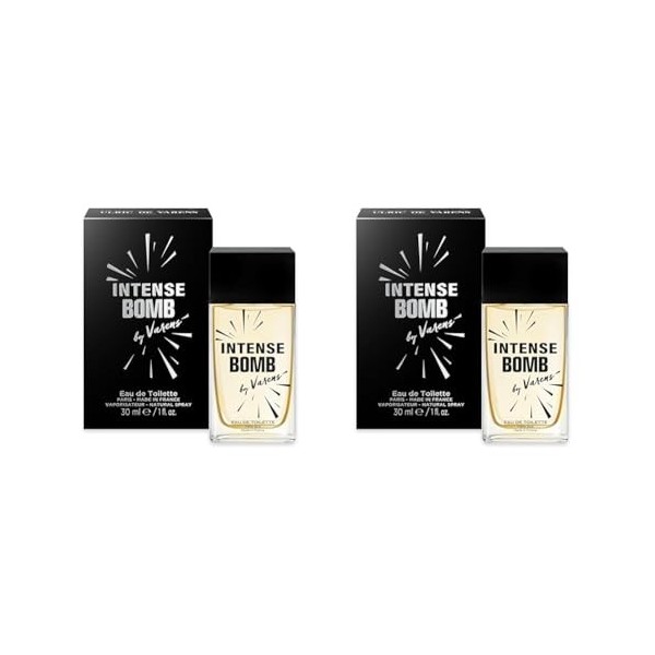 INTENSE BOMB By Varens EDT 30 ML Lot de 2 