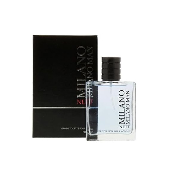 Allglazz MILANO MAN NUIT Eau De Toilette Pour Homme 50ML Aftershave for men