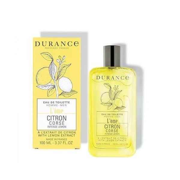 Durance - Homme - Citron intense Eau de toilette 100 ml