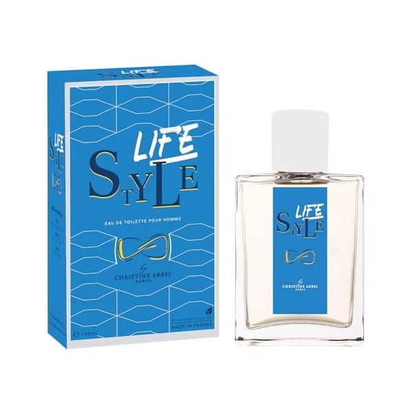 Christine Arbel Life Style eau de toilette pour homme vaporisateur 100ml Citron Marin Boisé