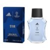 adidas UEFA Star Edition Eau de Toilette, parfum aromatique dagrumes pour homme, 50 ml