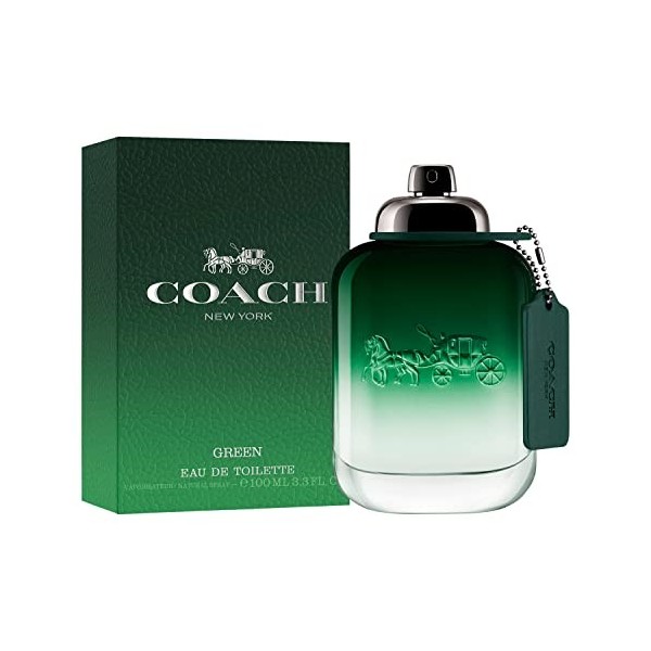 Coach Green For Men 100ml Eau De Toilette EDT Spray - New and Sealed