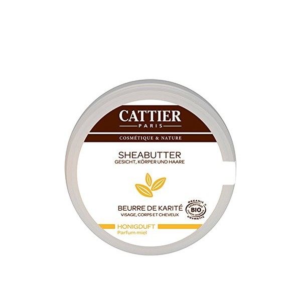 Cattier Beurre de karité Parfum miel 100 ml
