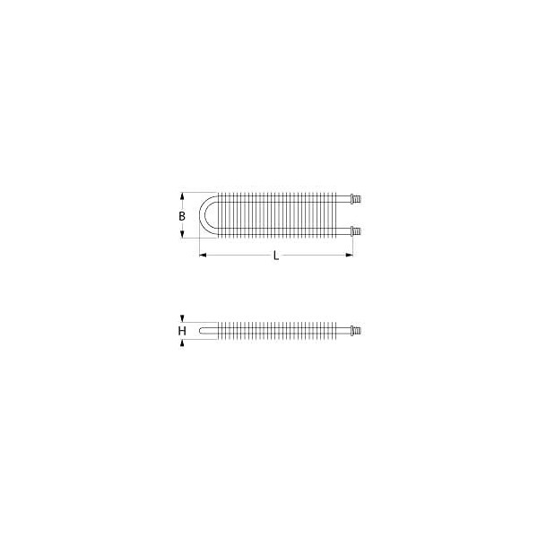 Radiateur Lave Vaisselle Comenda AC122, AC152, AC182, AC202, AC242, AC151, Hoonved EDT140, EDT85, EDT100, EDT170, EDT200