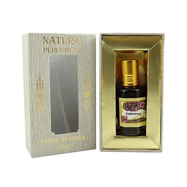 Huile de parfum de cèdre Attar concentré naturel sans alcool Ittar 10ml - SL