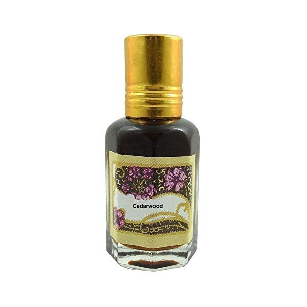 Huile de parfum de cèdre Attar concentré naturel sans alcool Ittar 10ml - SL