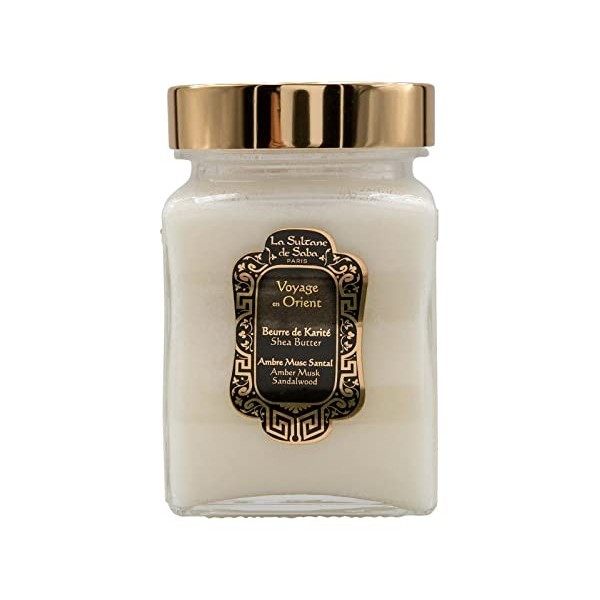 La Sultane de Saba - Beurre de Karité Ambre, Musc, Santal - Voyage en Orient 300Gr