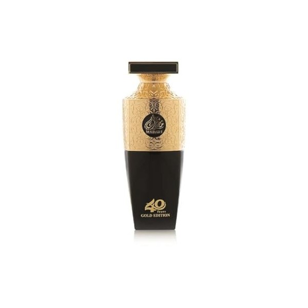 Arabian Oud MADAWI GOLD 100 ml | Eau de Parfum Unisex | Cardamome, Ananas, Fèves Tonka, Vanille | Parfum Gourmand et Oriental