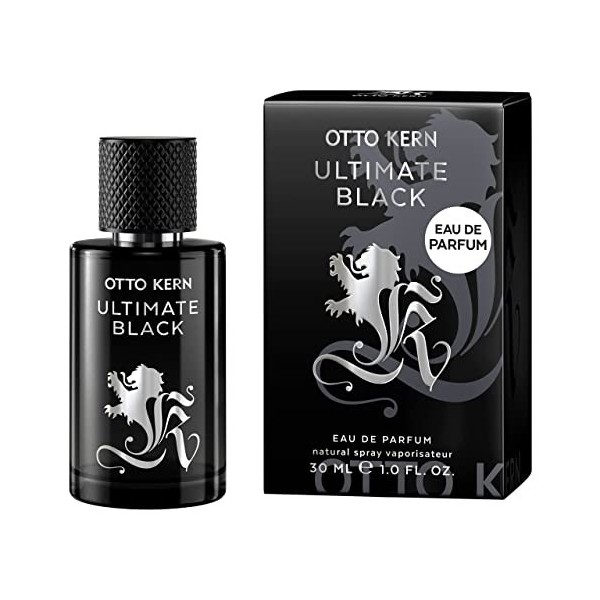 Otto Kern® Ultimate Black – Eau de parfum masculin – épicée – longue durée – le parfum ultime pour homme daffaires élégant |