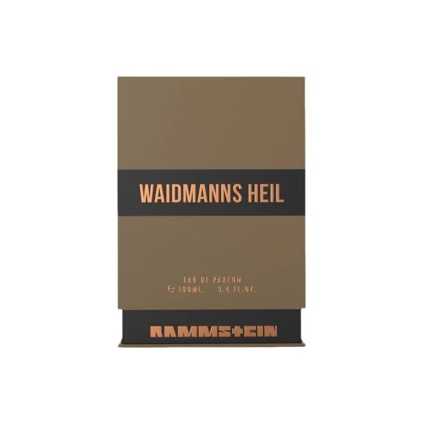 Rammstein Eau de Parfum Waidmanns Heil, 100 ml, produit officiel du groupe