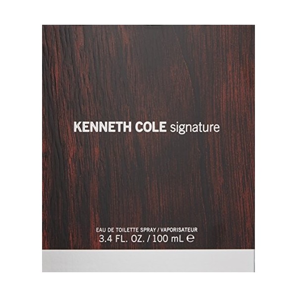 Kenneth Cole Signature Eau de Toilette Vaporisateur pour Homme 3.4 oz 100.55 ml