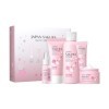 LAIKOU Sakura Ensemble de Soins du Visage, Coffret Produit de Beauté Femme, avec Nettoyant Visage,Toner, Contour Yeux, Sérum,