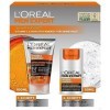 LOréal Men Expert Kit de soin anti-fatigue pour homme avec gel nettoyant et crème anti-fatigue 24H pour homme avec vitamine 