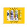 LOccitane - Coffret Le Meilleur de la Provence - Concentré de Lait Corps Amande, Shampoing Equilibre & Douceur, Crème Mains 