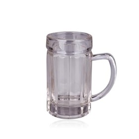 Accentra Coffret cadeau MENS COLLECTION avec gel douche et bain de 140 ml, 2 verres à shot en forme de chope de bière 4 cl 