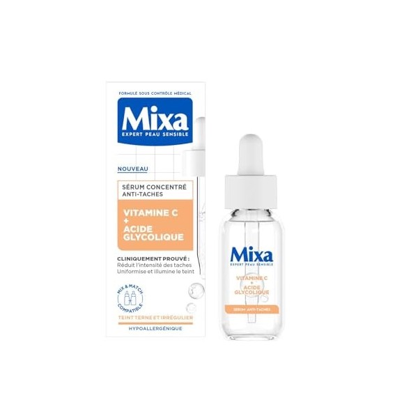 Mixa Routine sérum + fluide à la Vitamine C