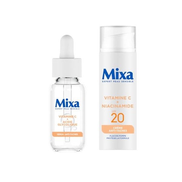 Mixa Routine sérum + fluide à la Vitamine C