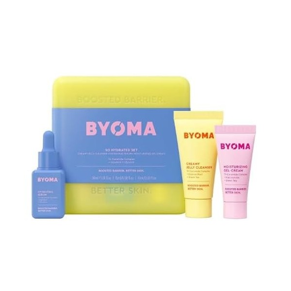 BYOMA Original | SO HYDRATED SET | Coffret soin du visage hydratant | Set soin de la peau hydratant - 30 ml, 15 ml, 15 ml |