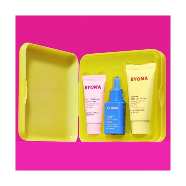 BYOMA Original | SO HYDRATED SET | Coffret soin du visage hydratant | Set soin de la peau hydratant - 30 ml, 15 ml, 15 ml |