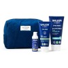 WELEDA - TROUSSE SOINS HYGIENE HOMME : Gel nettoyant visage 2en1-100 ml + Sérum Multiaction 5en1-30 ml + Gel Douche 3in1 Acti