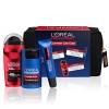 LOréal Men Expert - Coffret Routine Anti-Âge pour Homme - Soin Hydratant + Soin Yeux + Déodorant Bille - À lAcide Hyaluroni