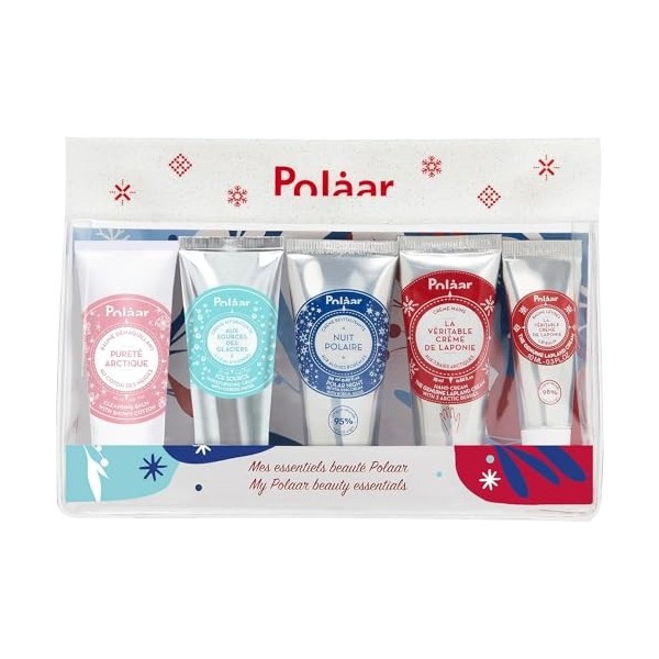 Polåar - Trousse Découverte formats voyage - Baume Démaquillant 20 ml + Crème Hydratante 20ml + Crème Nuit Revitalisante 15 m