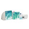 NIVEA Trousse Derma Skin Clear 1 x 1 pce , Trousse de toilette garnie contenant 4 soins visage anti-imperfections et 1 acces