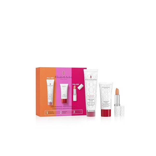 Elizabeth Arden Coffret Eight Hour® Cream, Soins Essentiels Nourrissants, Hydrate et Protège, Cadeaux pour Femme