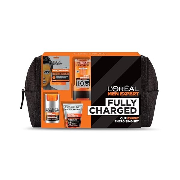 LOreal Men Exp Xmas Gift Set Fully Charged 4 Pièces 1 Unité