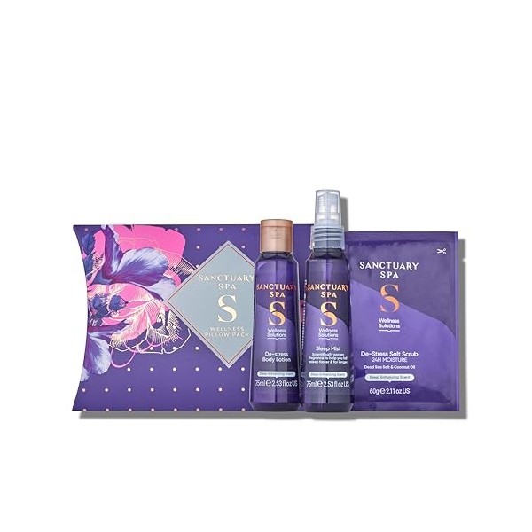 Sanctuary Spa Ensemble doreillers bien-être, végétalien, cadeau pour femme, cadeau danniversaire, cadeau pour soins personn