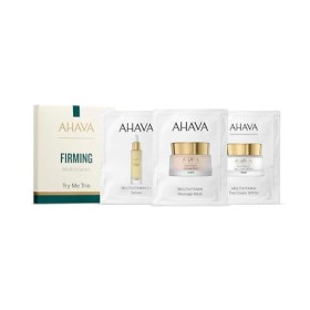 Kit AHAVA Firming Sachet Masque de Massage Multivitaminé, Crème de Jour SPF 30 & Sérum C+ Améliore fermeté, luminosité et écl