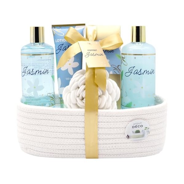 Coffret cadeau - Panier - Jasmin - FRENCH TENDANCE