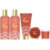 Coffret cadeau - Lanterne Hamman Style - Rose - FRENCH TENDANCE