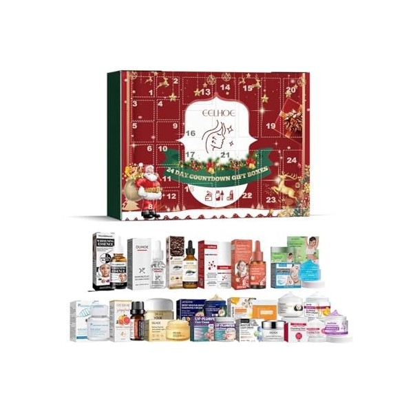 Essence - Skin Care - Calendrier de lAvent 2024 - 24 surprises de beauté - Multicolore - Cadeau pour les amateurs de beauté 