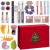 Calendrier De LAvent Beauté De Noël 2024 - Coffret Cadeau De Maquillage En Édition Limitée De 24 Pièces, Calendrier De Beaut