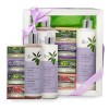 Rizes Crete Beauty Coffret cadeau Crète : lotion corporelle et gel douche à laloe vera et à lhuile dolive + serviette et é