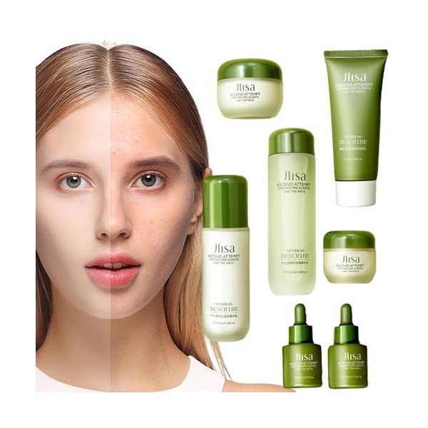 Soins de la peau pour adolescentes, kits de soins de la peau, kit de soins de la peau avec nettoyant, 7 ensembles de soins de