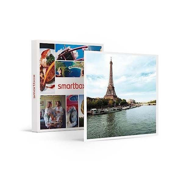 Smartbox - Coffret Cadeau - Croisière gourmande sur la Seine avec Champagne et collation pour 4 - idée Cadeau Originale