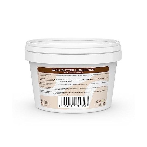 Mystic Moments Beurre de karité non raffiné 100 % pur et naturel 500g