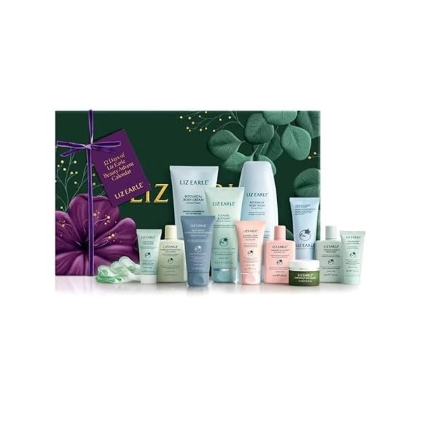 Liz Earle Calendrier de lAvent 12 jours de beauté 12 pièces Coffret cadeau XMAS24