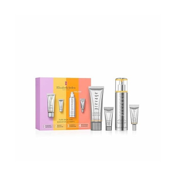 Elizabeth Arden Prevage® Coffret La Puissance Anti-Âge, Soin du visage anti-âge et antioxydant, cadeau femme