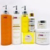 GAMME A 7 PRODUITS GLUTA DIAMONT CLARIFIANTE OBB Beauté lait pour le corps 500ml, gel douche 500ml, savon 250g, gommage 500g,