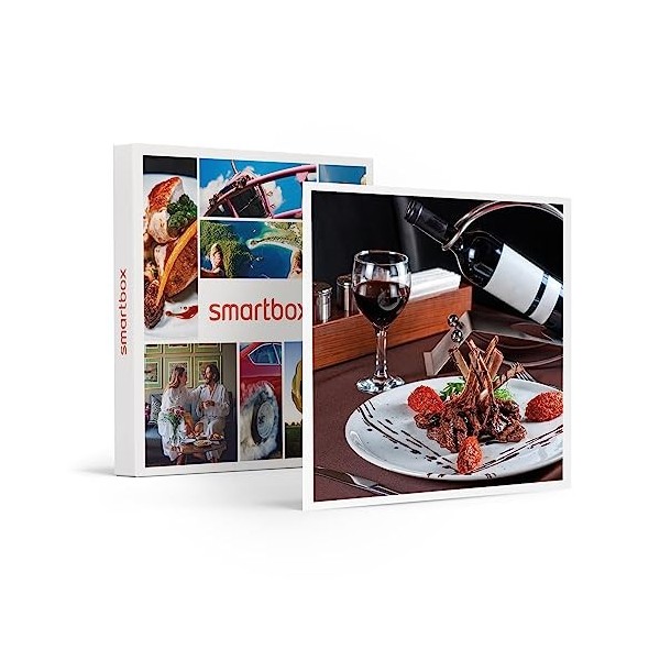 Smartbox - Coffret Cadeau Femme Homme - Dîner gastronomique avec vin dans Un Lieu dexception - idée Cadeau Anniversaire - 1 